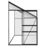 Voir la diapositive 5 : VIDAXL Serre Anthracite Aluminium 7,44 m³