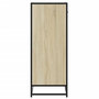 Voir la diapositive 5 : VIDAXL Armoire à chaussures chêne sonoma bois d ingénierie et métal