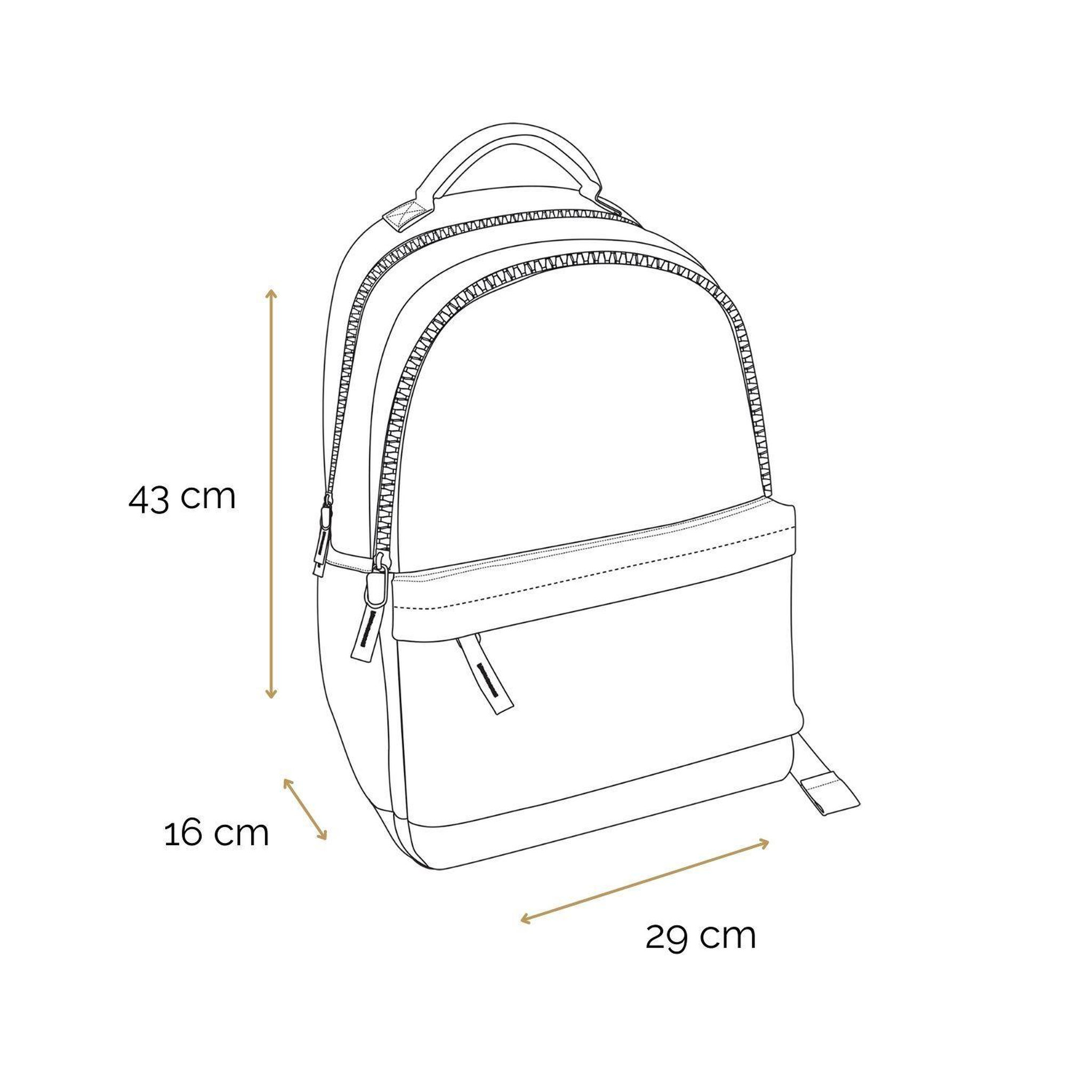 Voir la diapositive 5 : Bagtrotter BAGTROTTER Sac à dos 2 compartiments Lili Lou X Phileas Bleu