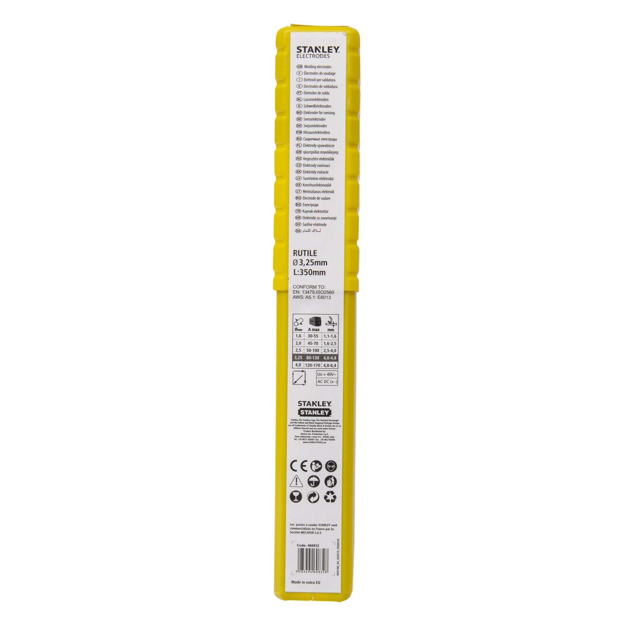 Voir la diapositive 2 : Stanley Électrode 3,25x 350mm  50 pcs  Stanley