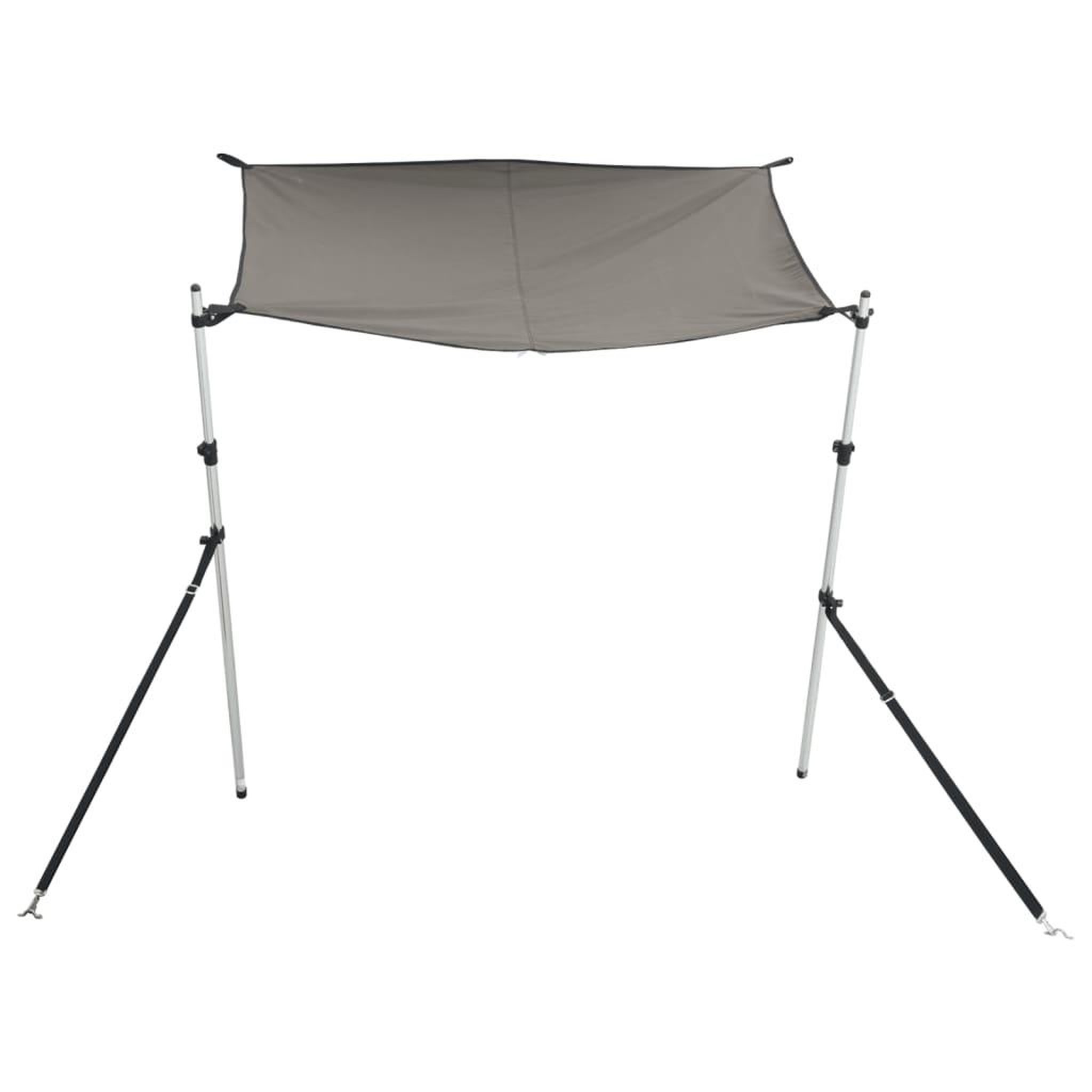 Voir la diapositive 3 : VIDAXL Extension d'ombrage gris anthracite 170x170x(115-183) cm