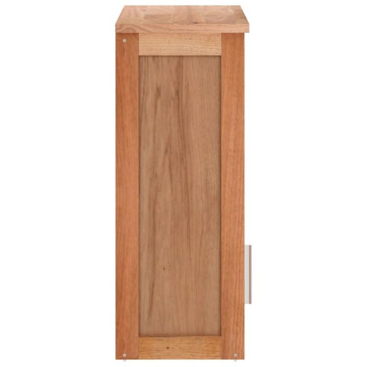VIDAXL Armoire murale de salle de bain 42x23x60cm Bois massif de noyer