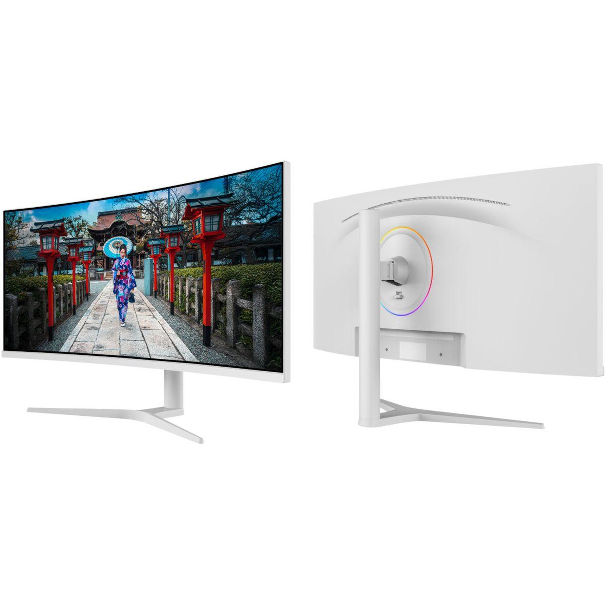 Voir la diapositive 3 : JAPANNEXT Ecran pc jn-ips34q-hc6-w 34'' ips uwqhd hdr usb-c 90w kvm