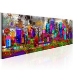 Paris Prix Tableau Imprimé  Fantasy City. Coloris disponibles : Multicolore