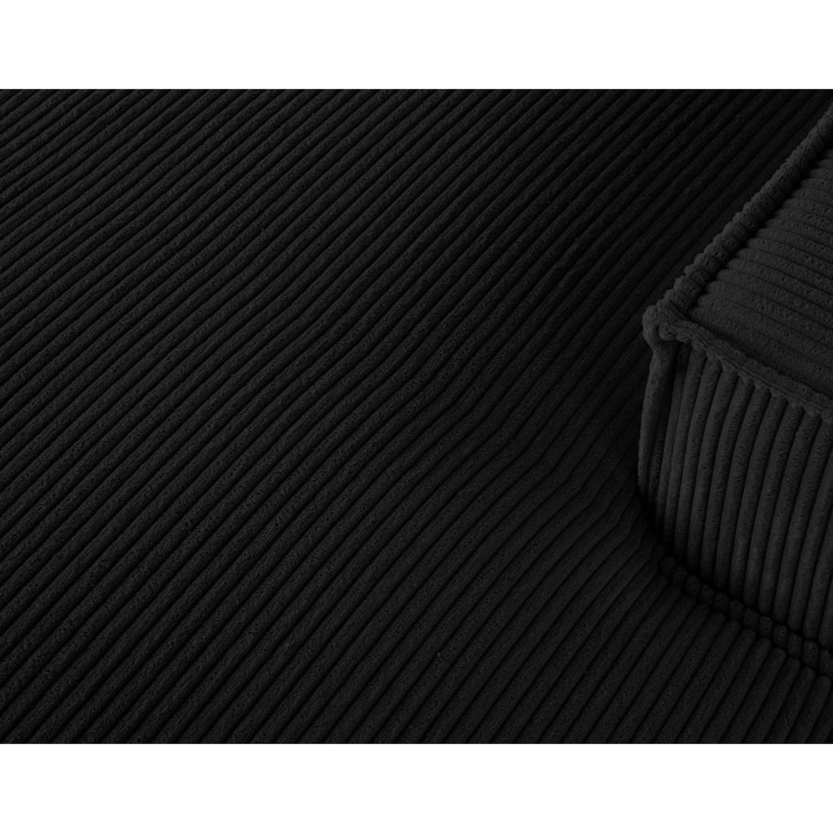 LISA DESIGN Spiaggia - canapé d'angle droit - 5 places - en velours côtelé