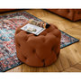 Voir la diapositive 1 : LISA DESIGN Gallata - pouf chesterfield rond - en velours