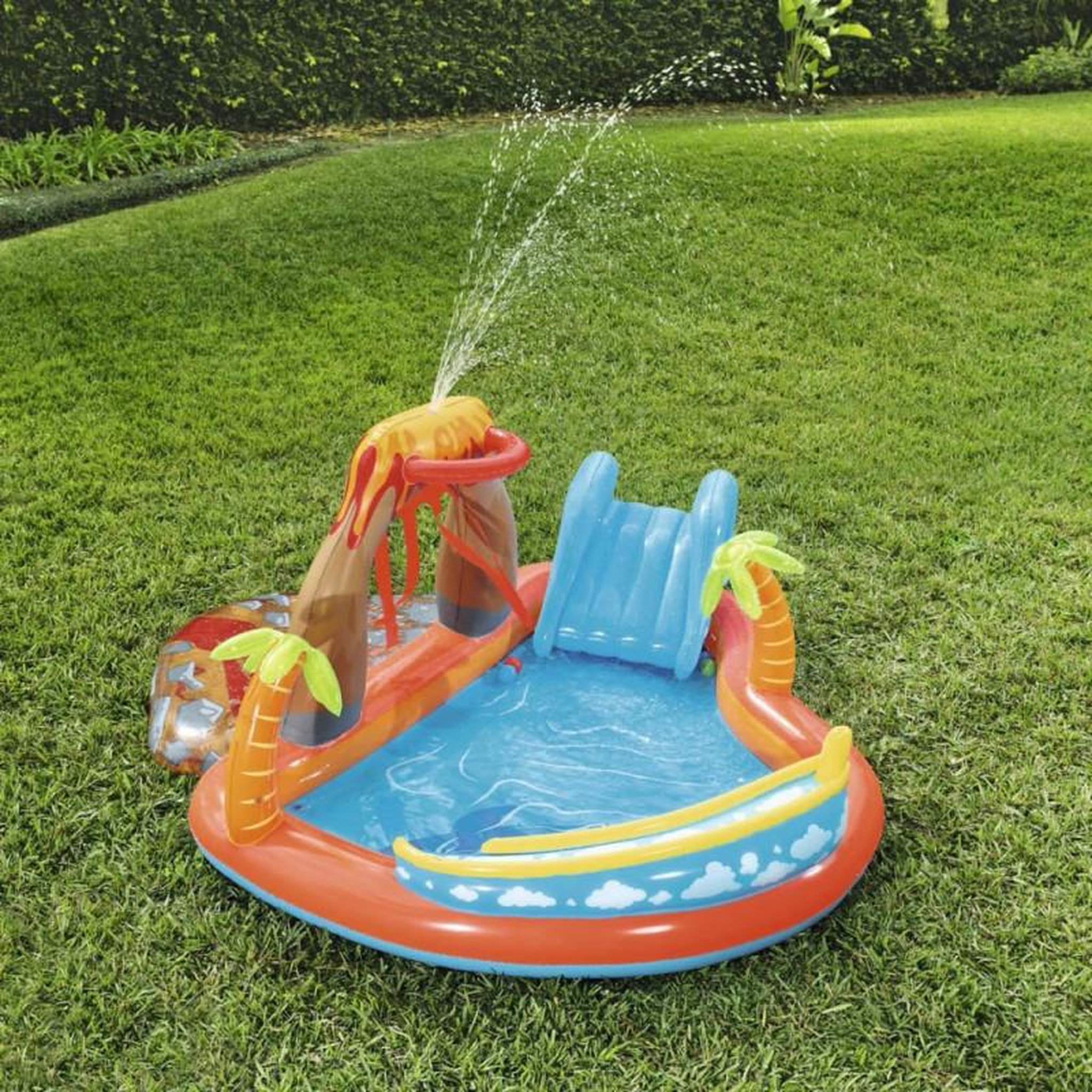 Voir la diapositive 2 : BESTWAY Bestway Espace de jeu Lava Lagoon 53069