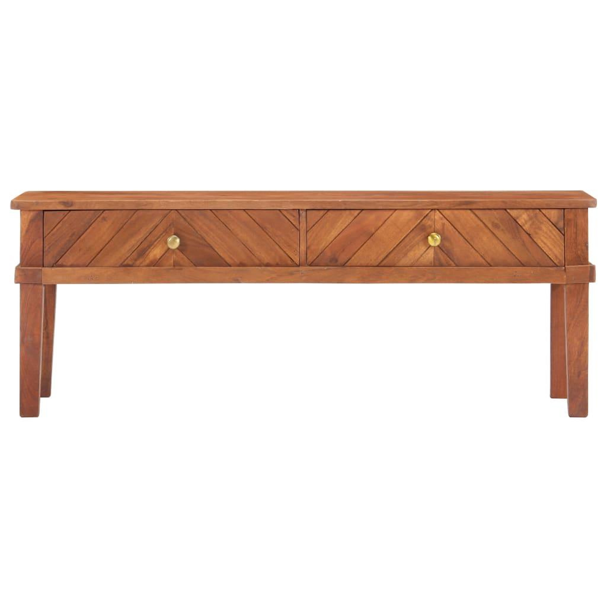 Voir la diapositive 3 : VIDAXL Meuble TV 110x40x41 cm Bois d'acacia massif