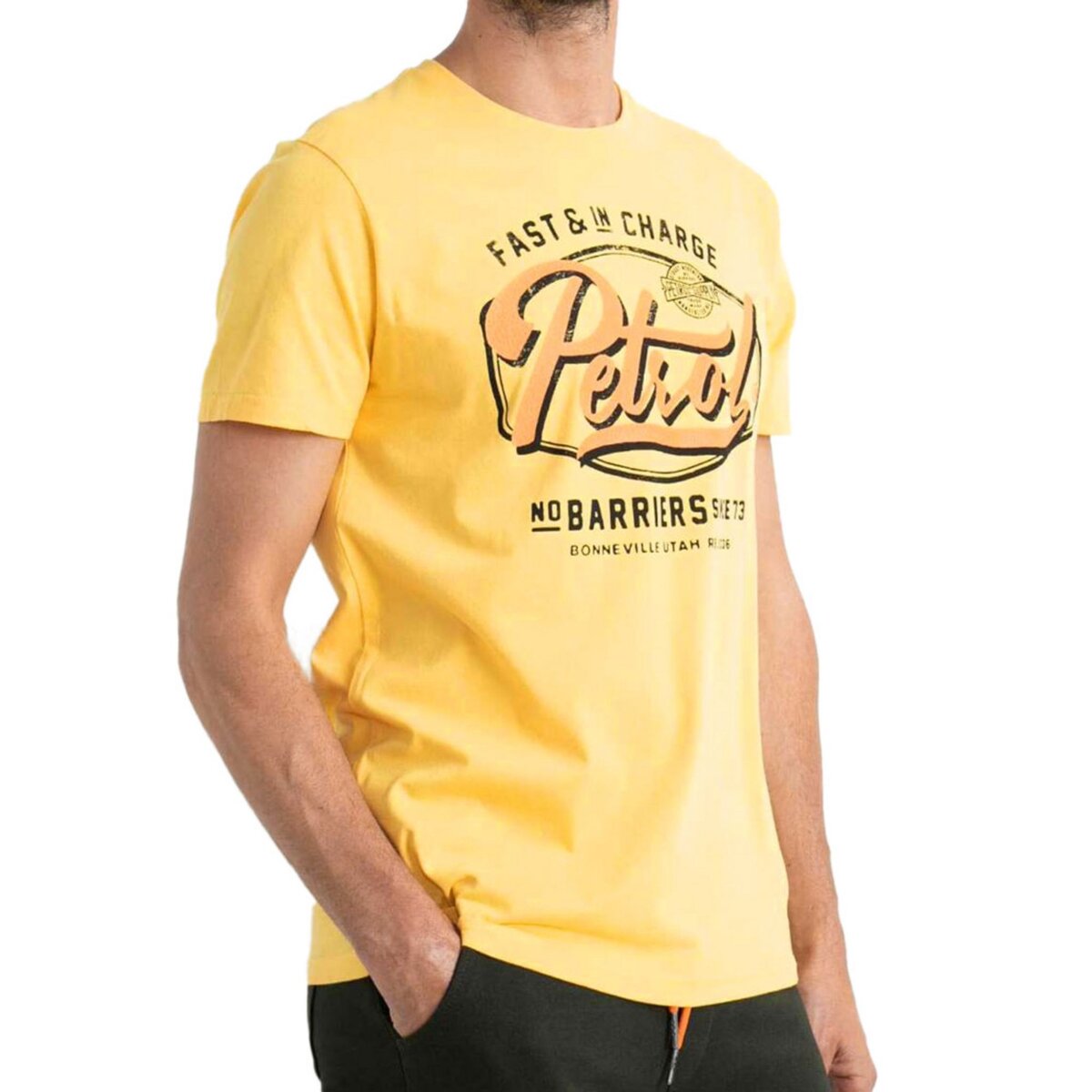 T shirt best sale jaune pas cher