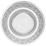 SECRET DE GOURMET Lot de 6 Assiettes à Dessert  Renaissance  20cm Transparent