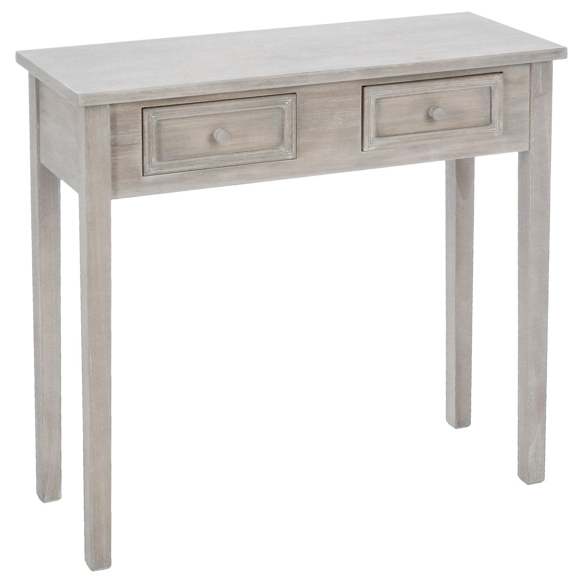 Console 2 tiroirs en bois L80cm PARME
