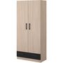 Voir la diapositive 2 : Armoire 2 portes 1 tiroir L78 cm MIA