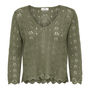 Voir la diapositive 1 : JACQUELINE DE YONG Pull Kaki Femme JDY Susi 3/4