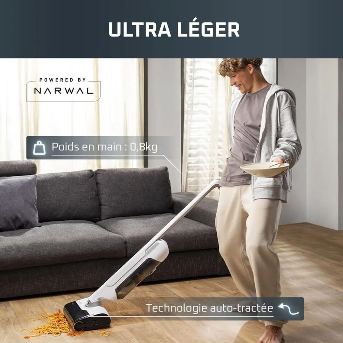ROWENTA Aspirateur laveur X Clean 10 GZ7035WO