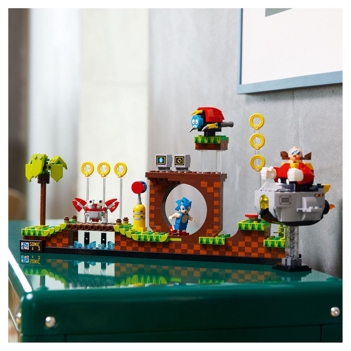 LEGO Ideas 21331 - Sonic the Hedgehog &ndash; Green Hill Zone, Jeu