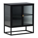 Paris Prix Vitrine 2 Portes Design  Garis  80cm Noir