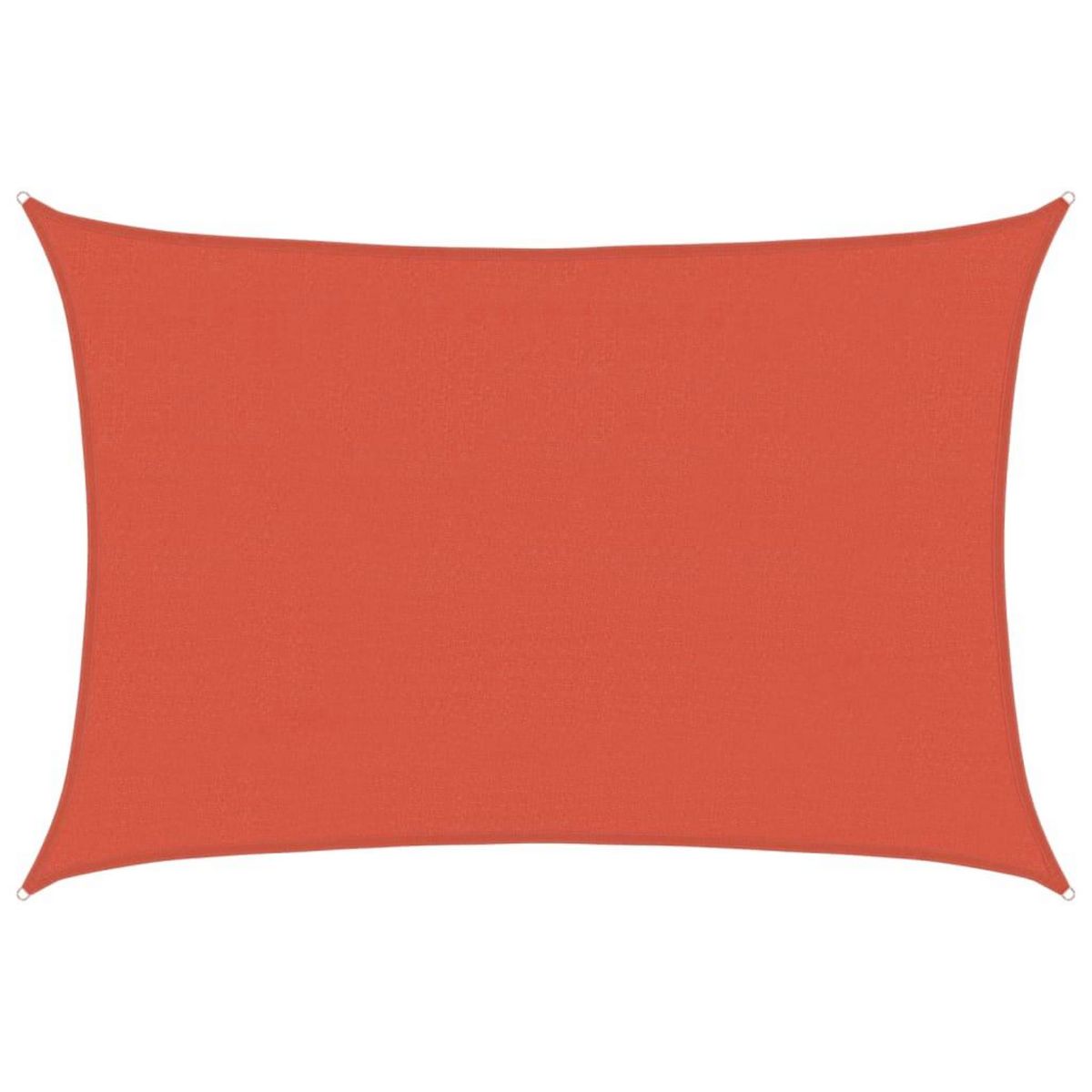 VIDAXL Voile d'ombrage 160 g/m^2 Terre cuite 4x6 m PEHD