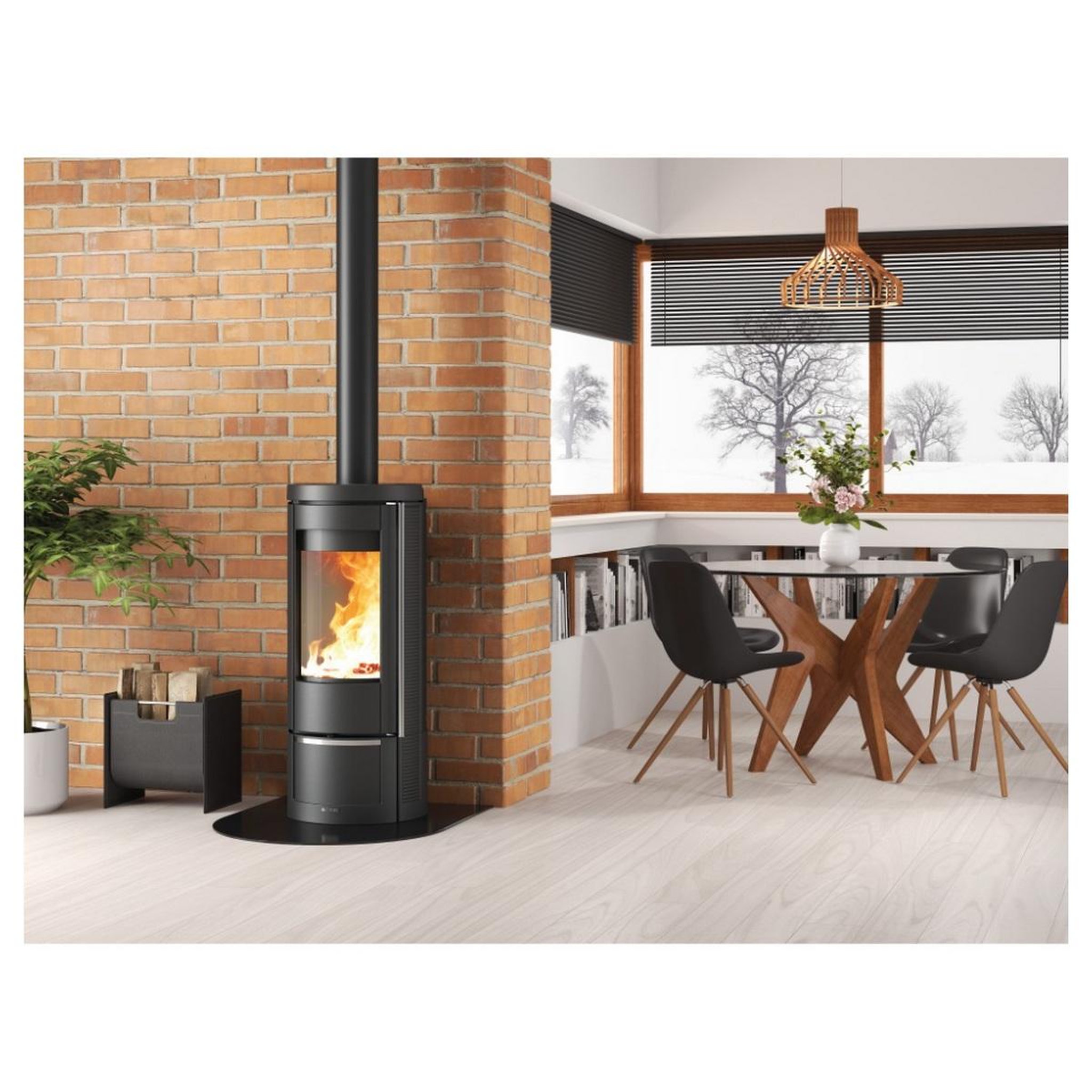 Voir la diapositive 4 : NORDICA EXTRAFLAME Poêle à bois fonte 7.5kw - marlena.16