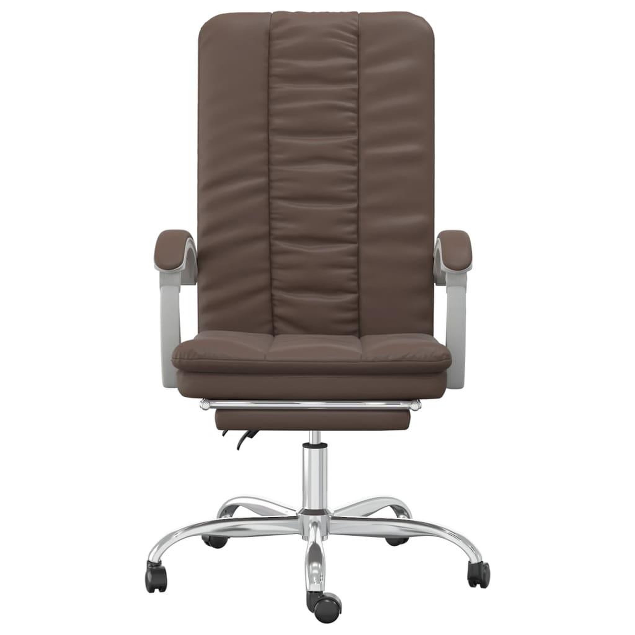 Voir la diapositive 3 : VIDAXL Fauteuil inclinable de bureau Marron Similicuir
