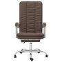Voir la diapositive 3 : VIDAXL Fauteuil inclinable de bureau Marron Similicuir