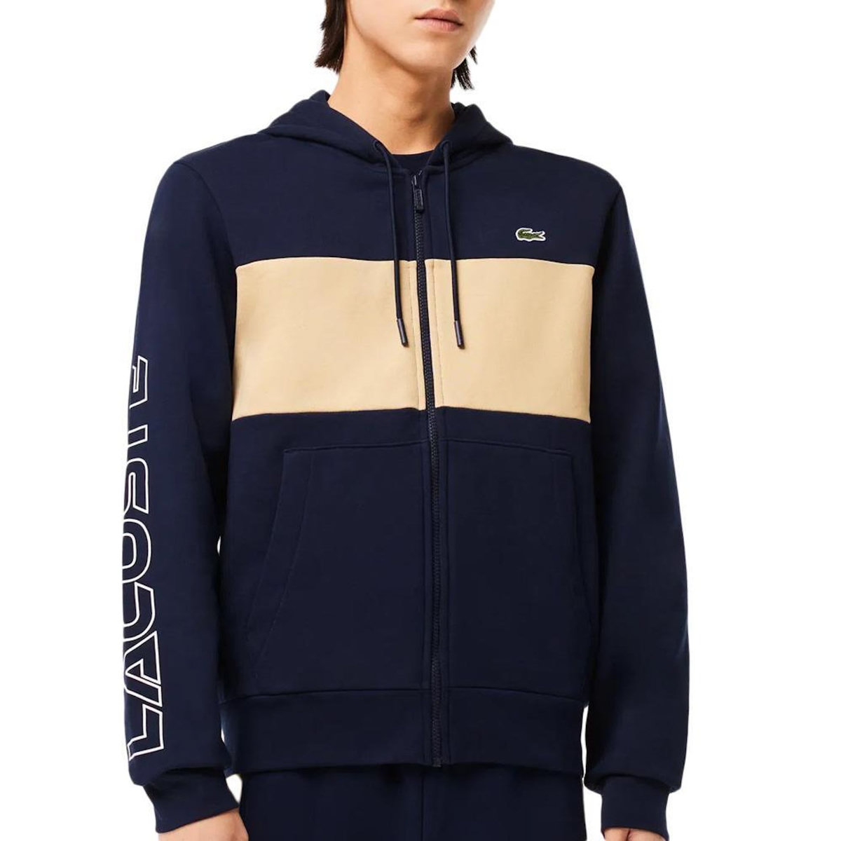 Lacoste Sweat Marine/Beige Homme Lacoste SH1416