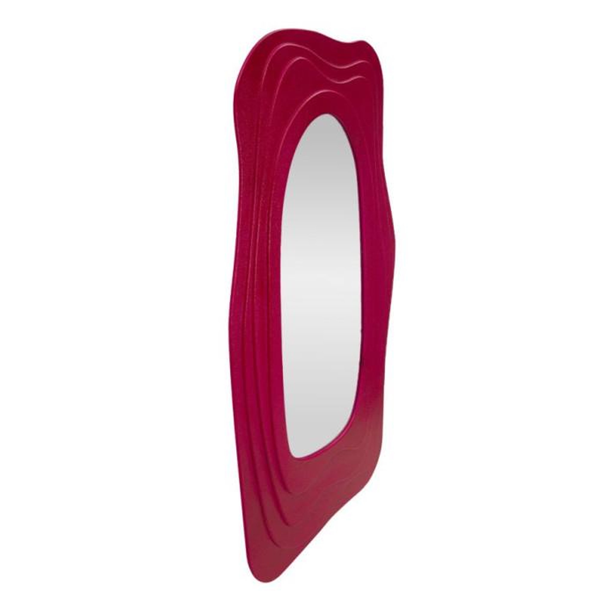 Voir la diapositive 2 : Paris Prix Miroir Mural Design  Daphné  165cm Fuchsia