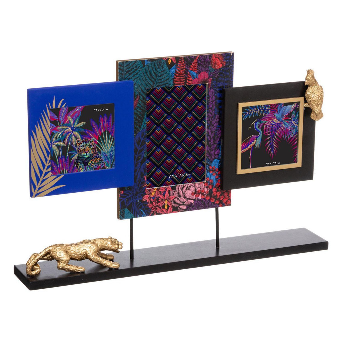 FEERIC LIGHT & CHRISTMAS Pêle-mêle design Jungle électro - 3 Photos - Noir