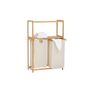 Voir la diapositive 2 : ATMOSPHERA Etagère Bambou avec 2 paniers à linge