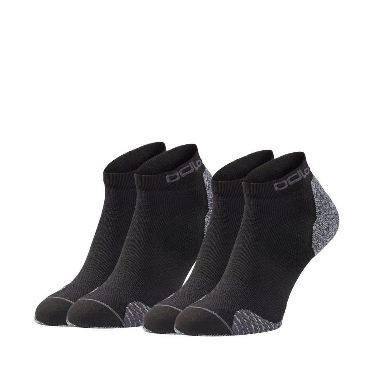 ODLO X 2 Paires de Chaussettes es/Grises Mixte Ceramicool Run