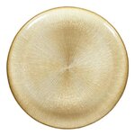 Paris Prix Lot de 6 Assiettes Plates en Verre  Royal  27cm Or