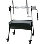 Habitat et Jardin Rôtissoire charbon avec broche électrique  Senator  - Noir