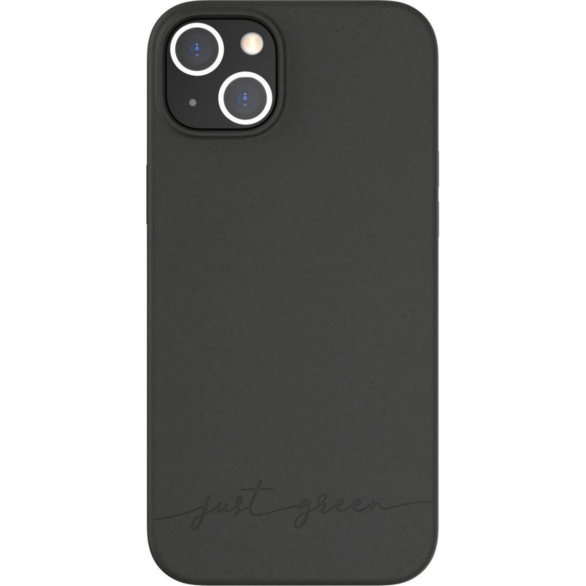 JUST GREEN Coque iPhone 14 Plus Bio noir