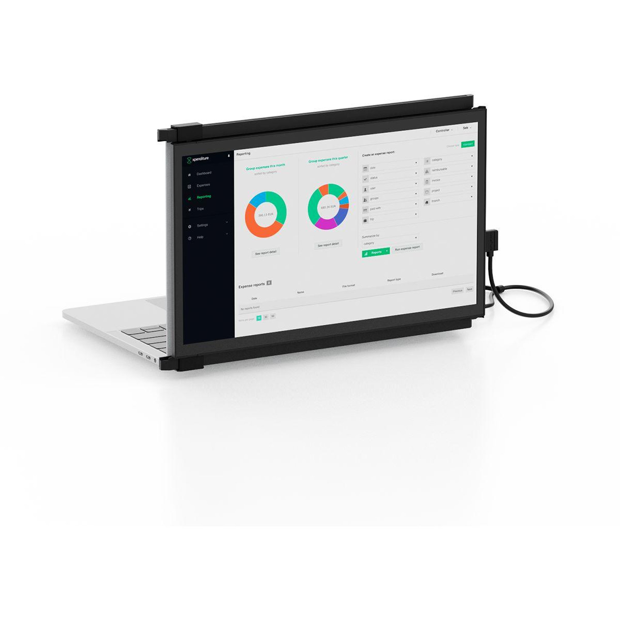 Voir la diapositive 4 : MOBILE PIXELS Ecran pc portable Duex Max DS 14  Full HD 60Hz IPS