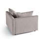 Voir la diapositive 4 : LISA DESIGN Edinburg - module d'assise d'angle droit - en velours côtelé
