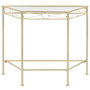 Voir la diapositive 2 : VIDAXL Table d'appoint Style vintage Metal 87 x 34 x 73 cm Dore