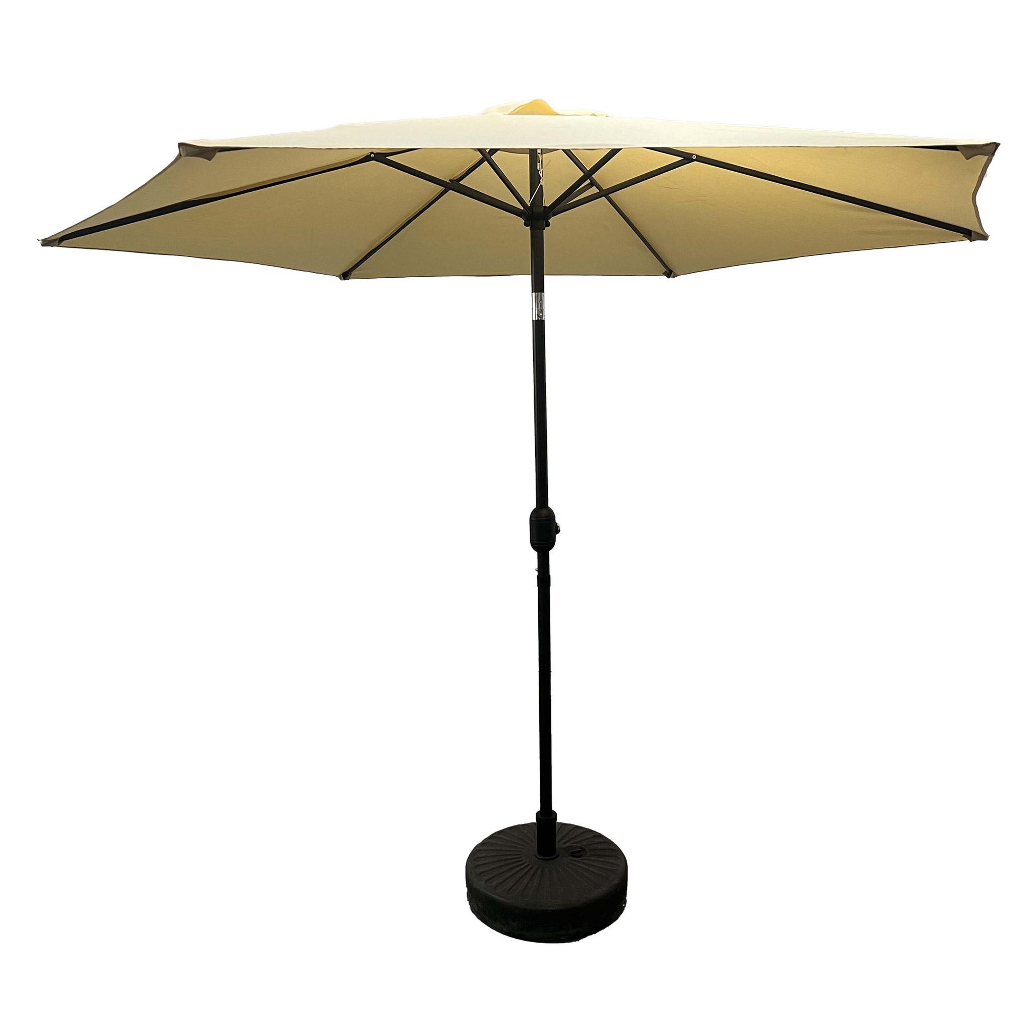 Voir la diapositive 4 : WERKAPRO Parasol Droit Ø2,7 m crème - WERKA PRO
