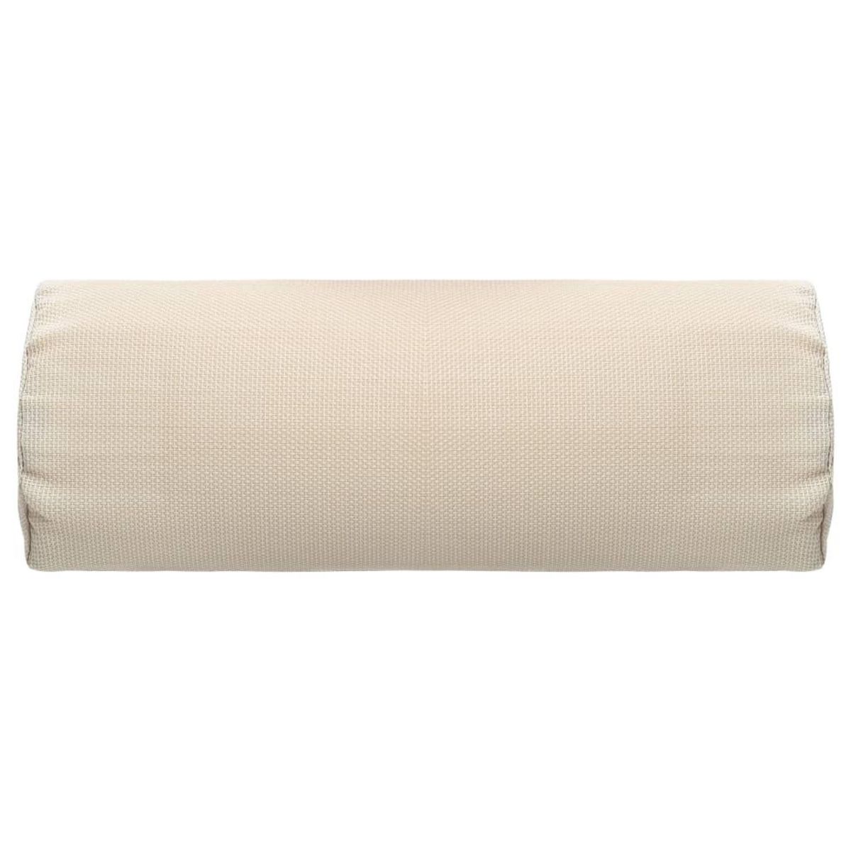 VIDAXL Appui-tete de chaise longue Creme 40x7,5x15 cm Textilene