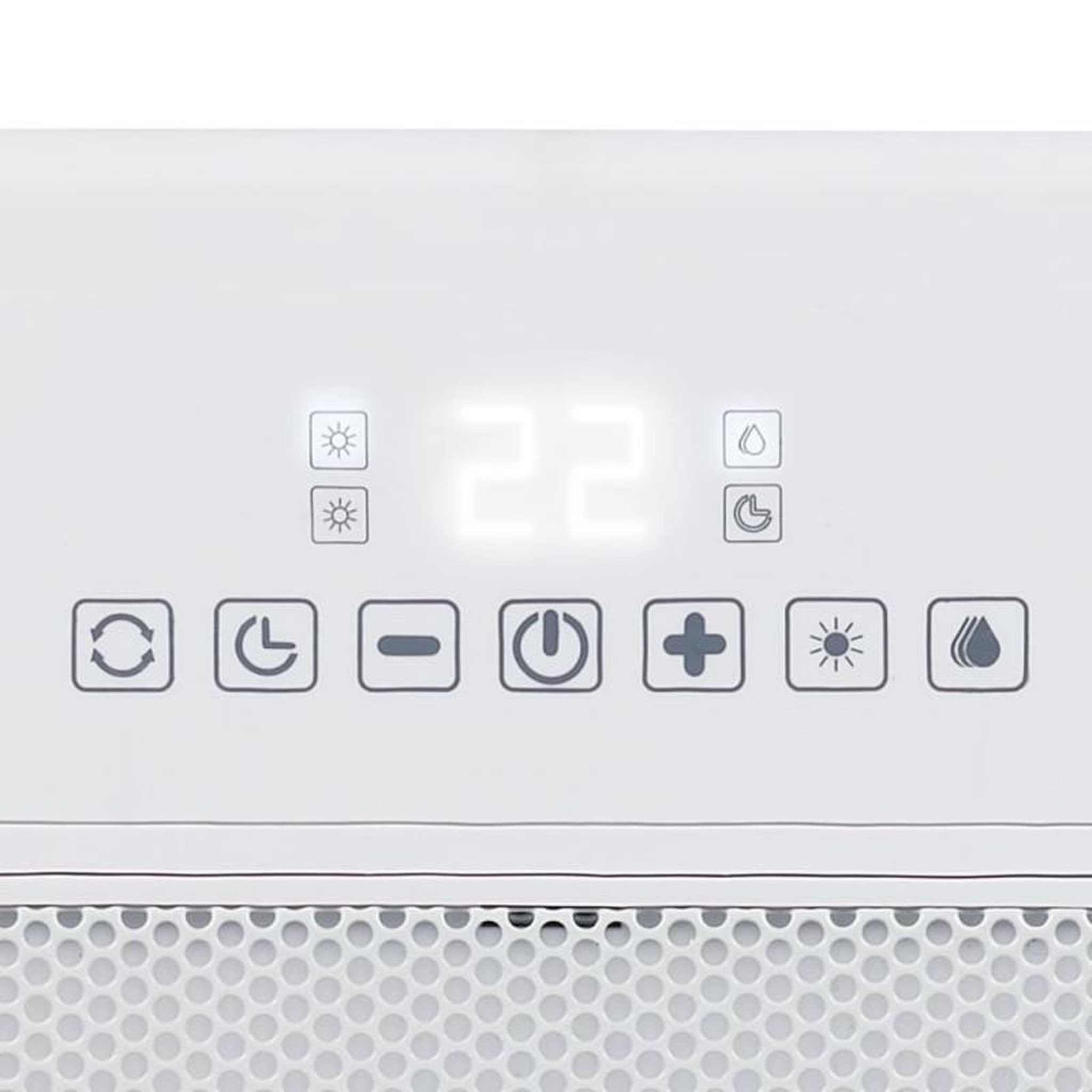 Voir la diapositive 5 : TRISTAR Tristar Chauffage céramique 2 en 1 KA 5266 1800 W Blanc