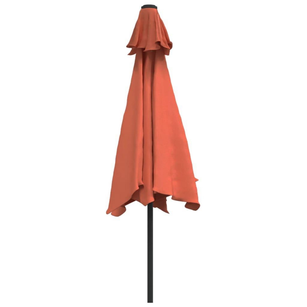 VIDAXL Parasol de jardin avec mat en metal terre cuite 300 cm