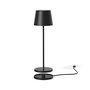Voir la diapositive 2 : Lumisky Lampe de table sans fil - LUMISKY - KELLY BLACK - Aluminium noir - LED blanc dimmable - rechargeable - H38 cm