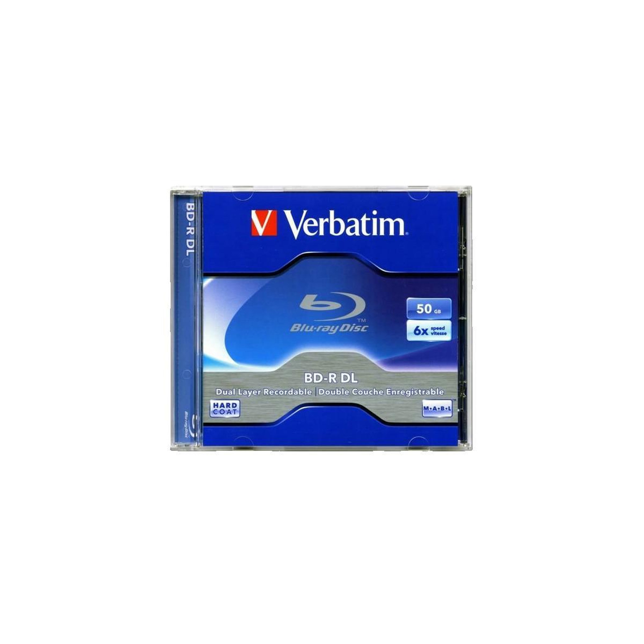 Verbatim Disque Blu-ray Verbatim BD-R DL Double couche 50 Go