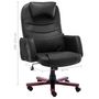 Voir la diapositive 6 : VIDAXL Chaise de bureau Noir Similicuir