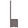 Voir la diapositive 5 : VIDAXL Jardiniere avec treillis Marron 40x40x136 cm PP