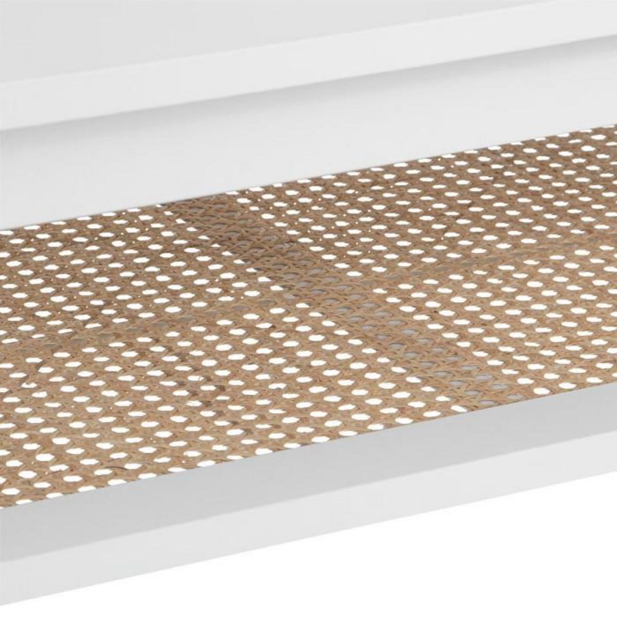 ATMOSPHERA Table Basse Avec Étagère  Cabras  109cm Blanc