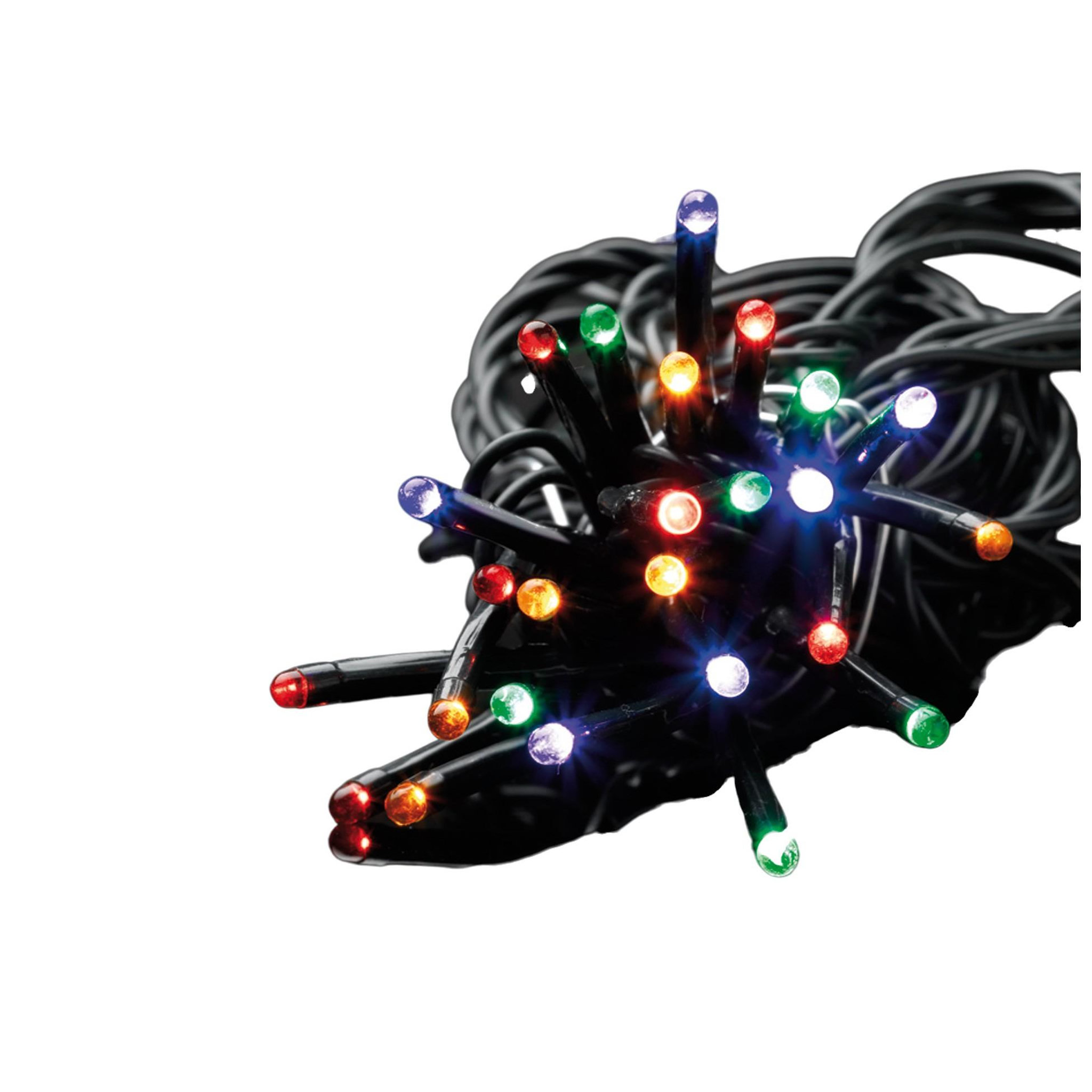 Eden Guirlande électrique exterieur 180 led multicouleur 20m fil noir