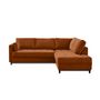 Voir la diapositive 6 : LISA DESIGN Anna - canapé d'angle droit - 5 places - convertible - en velours