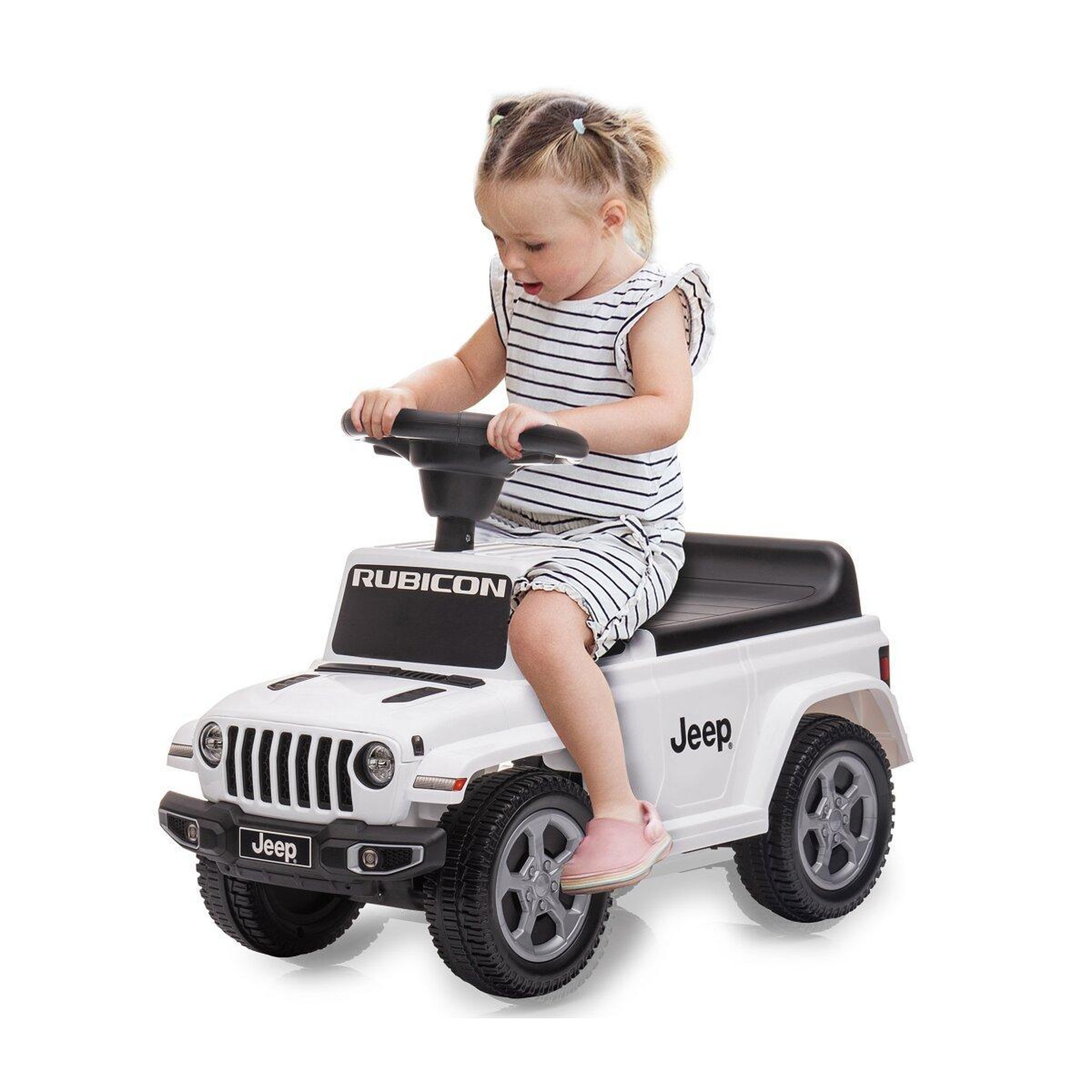 Voir la diapositive 3 : Jamara Porteur Jeep Gladiator blanc