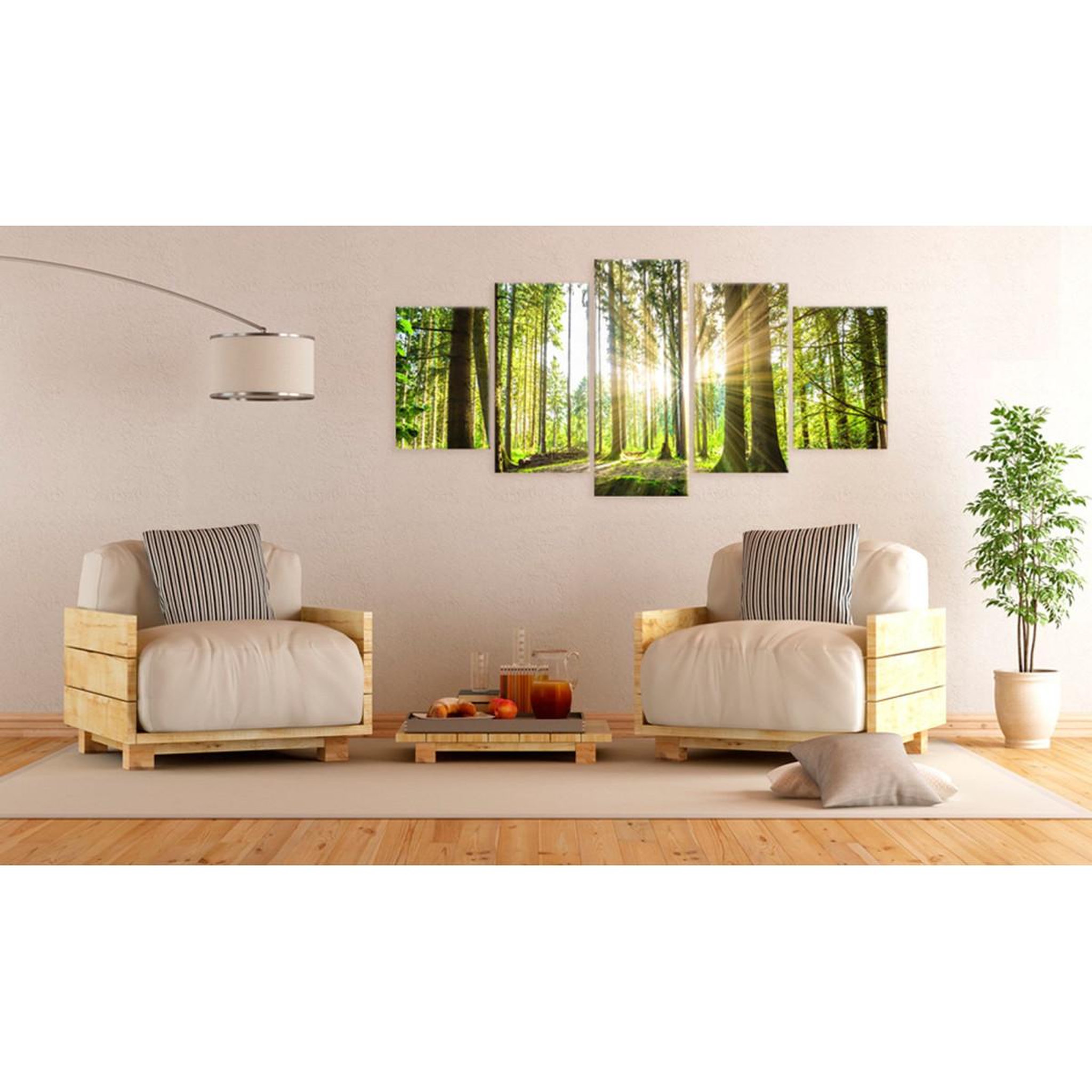 Voir la diapositive 2 : Paris Prix Tableau imprimé  forest kingdom