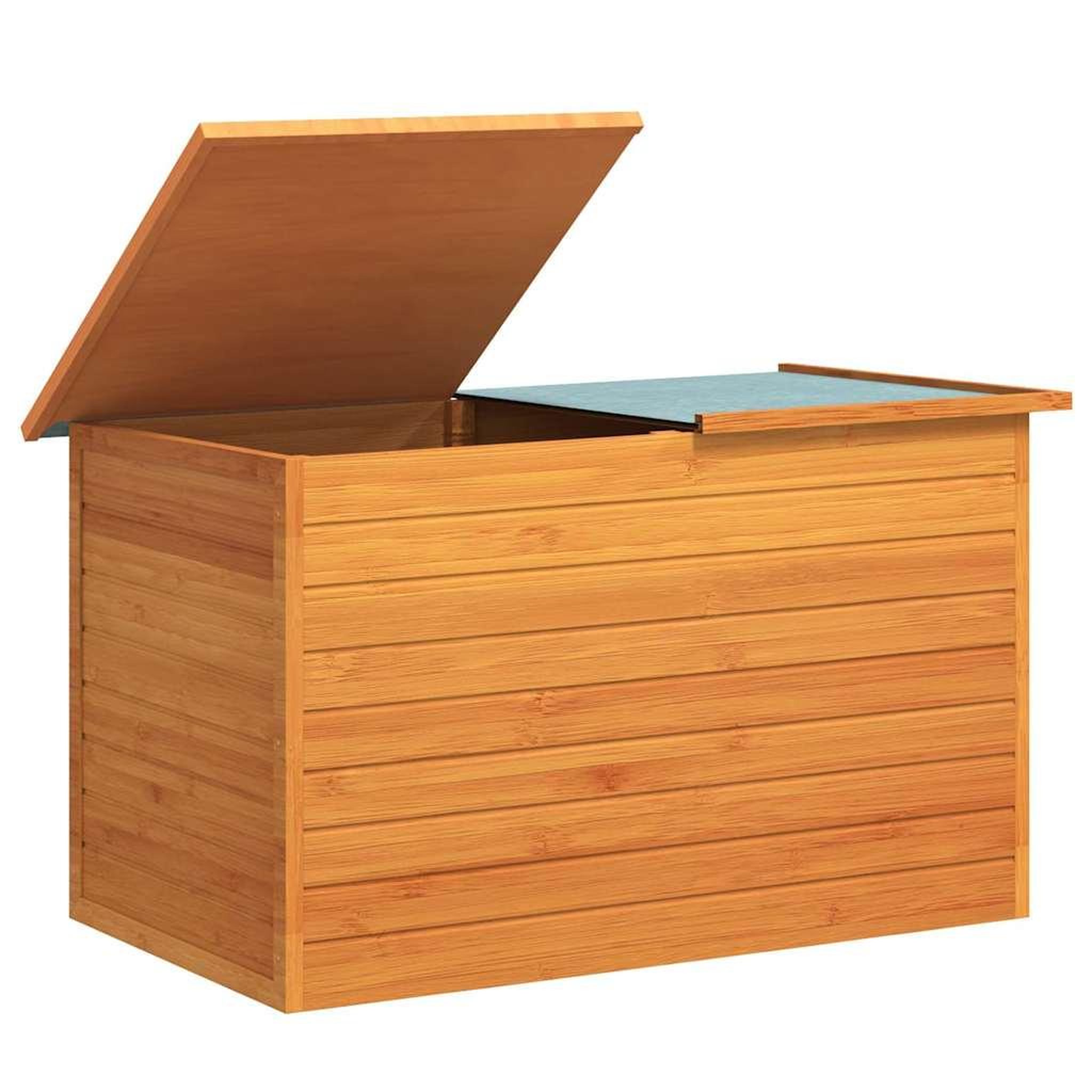 Voir la diapositive 5 : VIDAXL Boîte de rangement de jardin 126x72x72 cm Bois