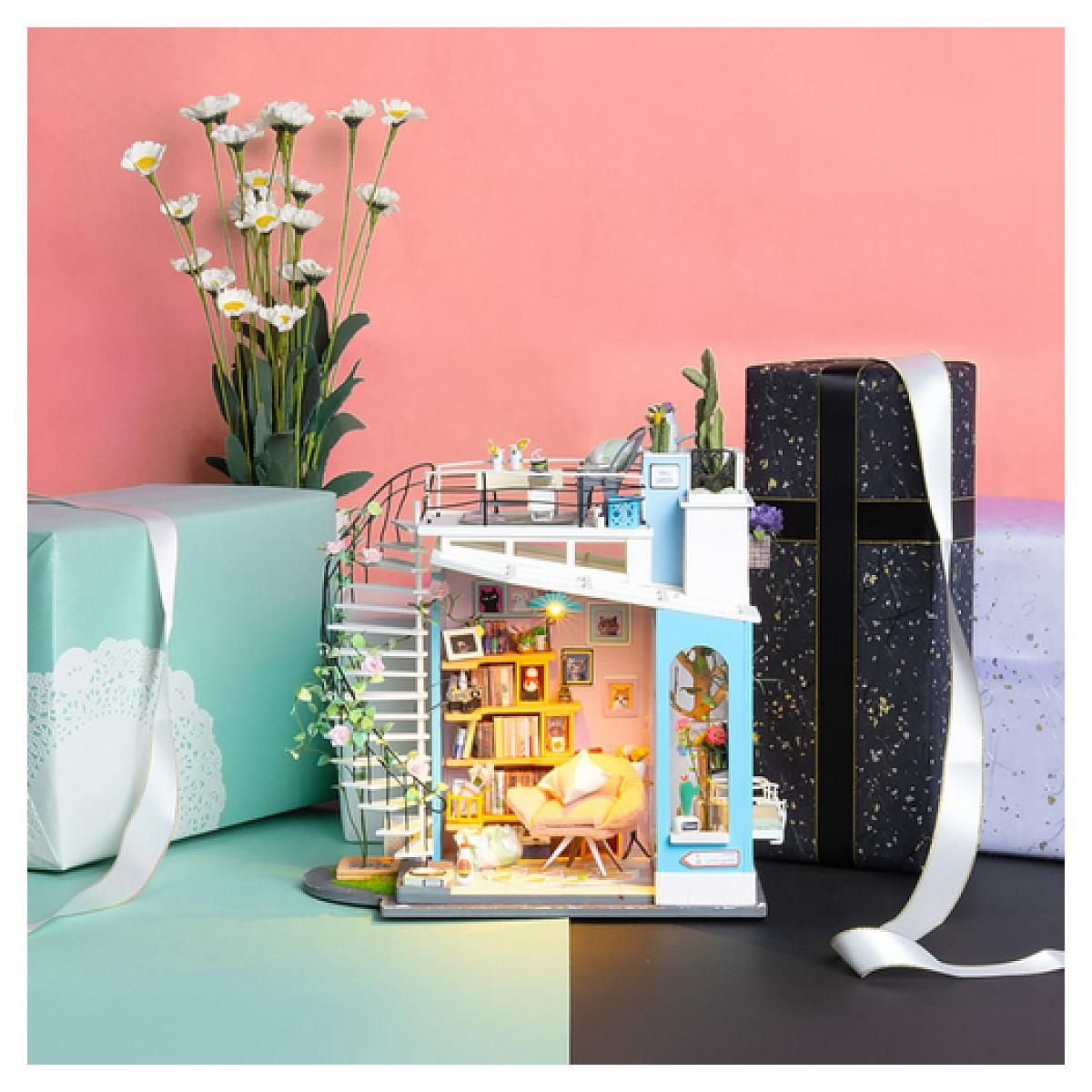 ROBOTIME maquette lumineuse le Loft de Dora